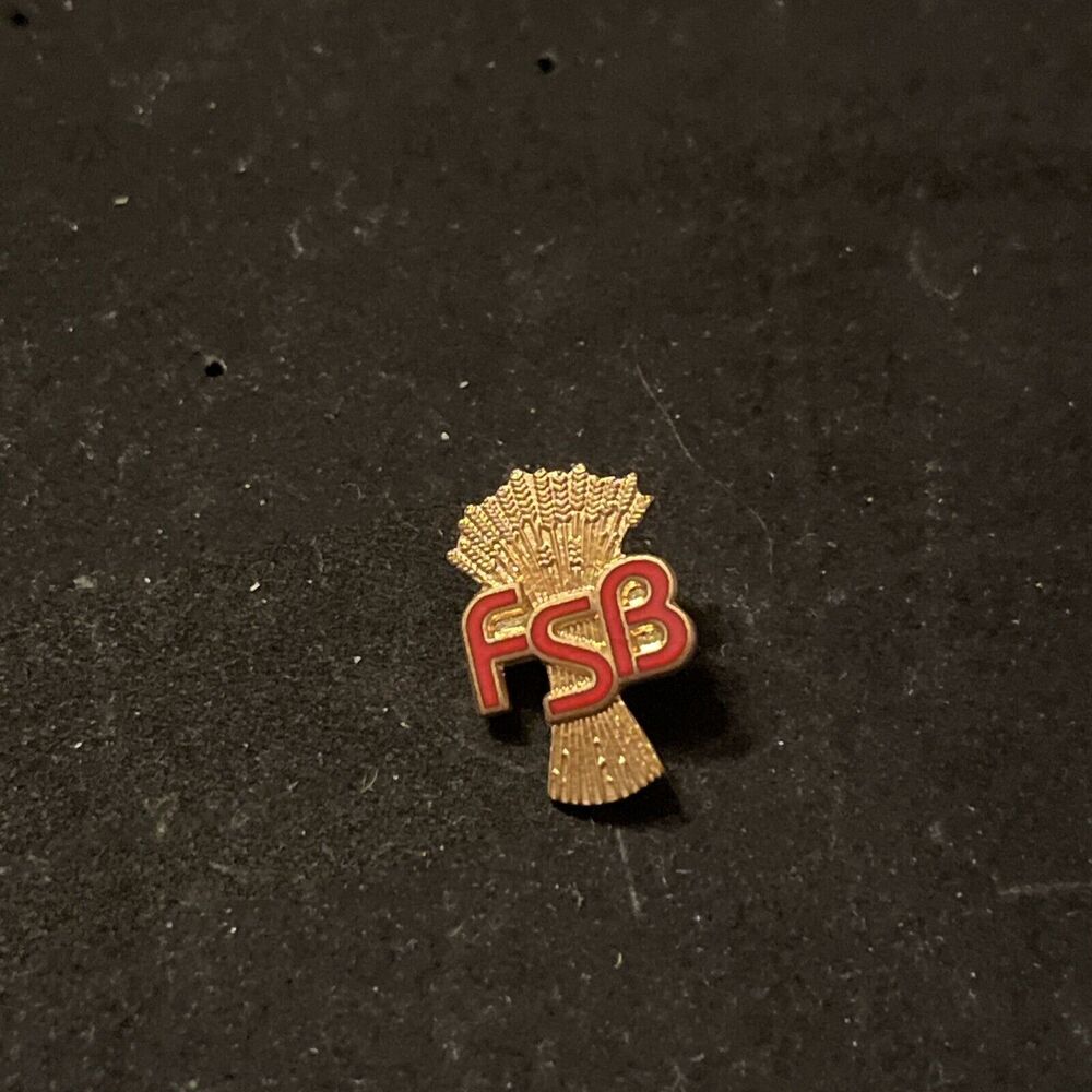 McDonald’s Fresh Start Bakeries FSB Wheat Bundle Logo Employee Lapel Hat‎ Pin